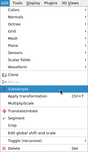 cc foot subsample menu