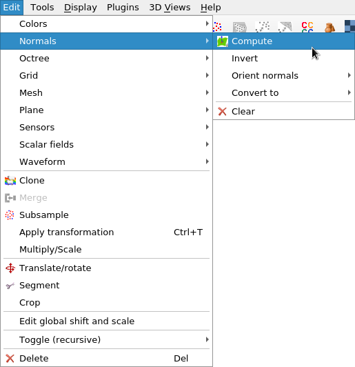 cc foot normals menu
