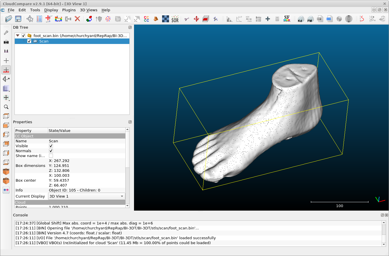 cc foot points