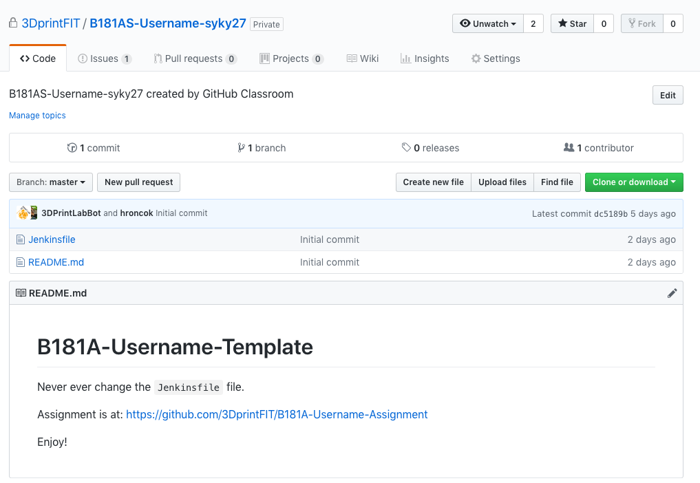new repo