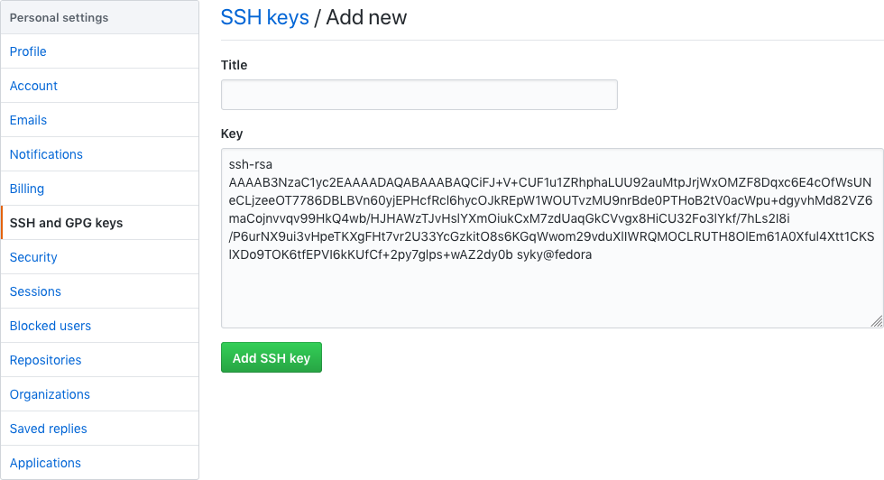 new ssh rsa